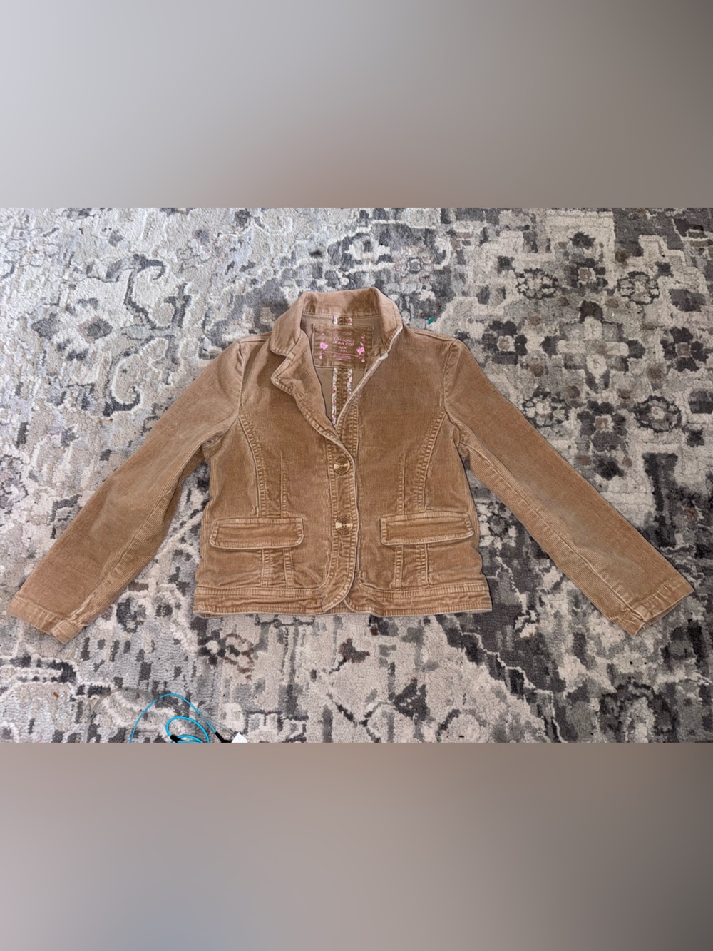 Arizona Jean Company Girls' Tan Corduroy Blazer